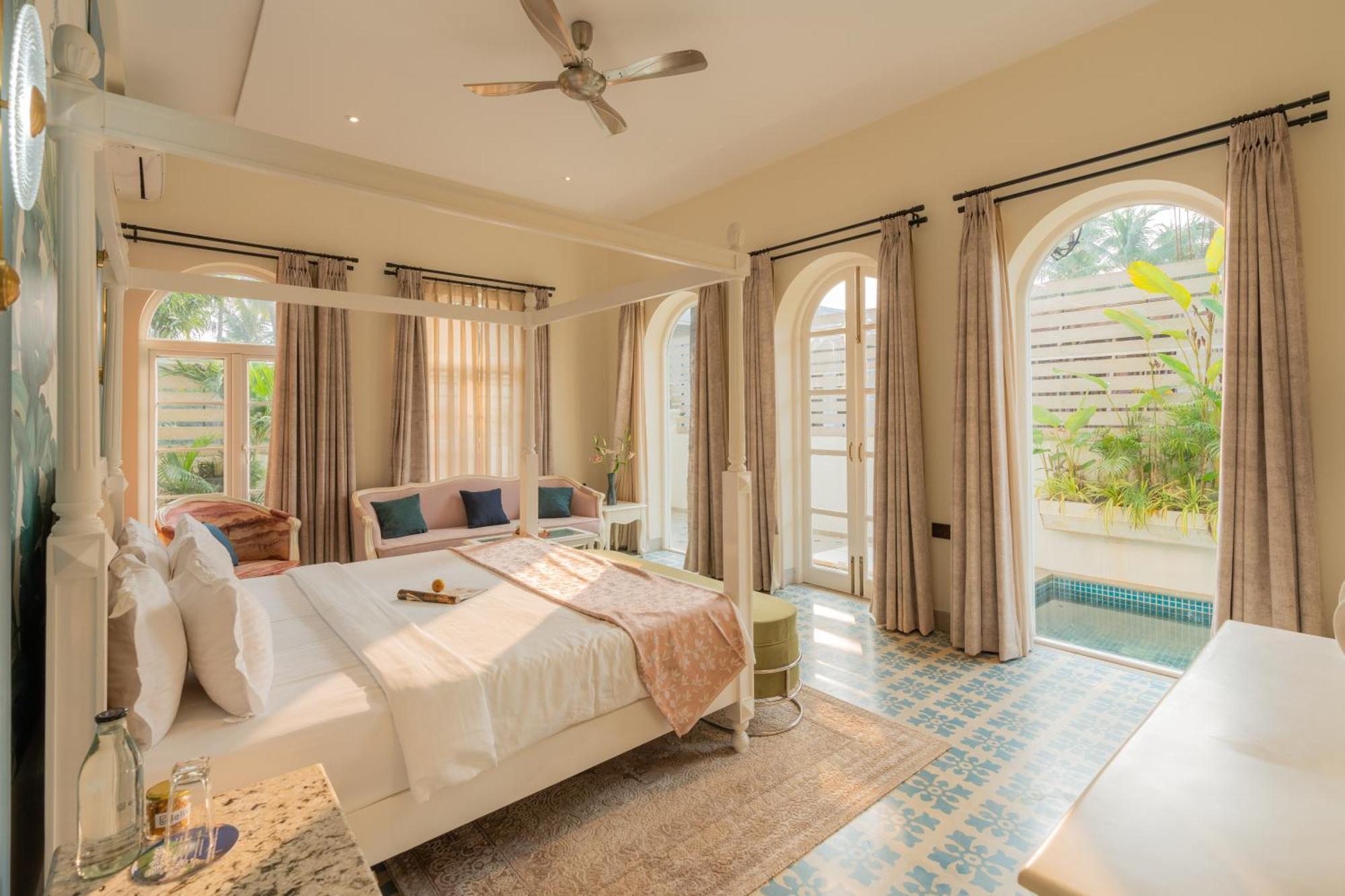 Elivaas 4 Bhk Villa With Pvt Pool & Jacuzzi-Yashgeet Siolim Eksteriør billede