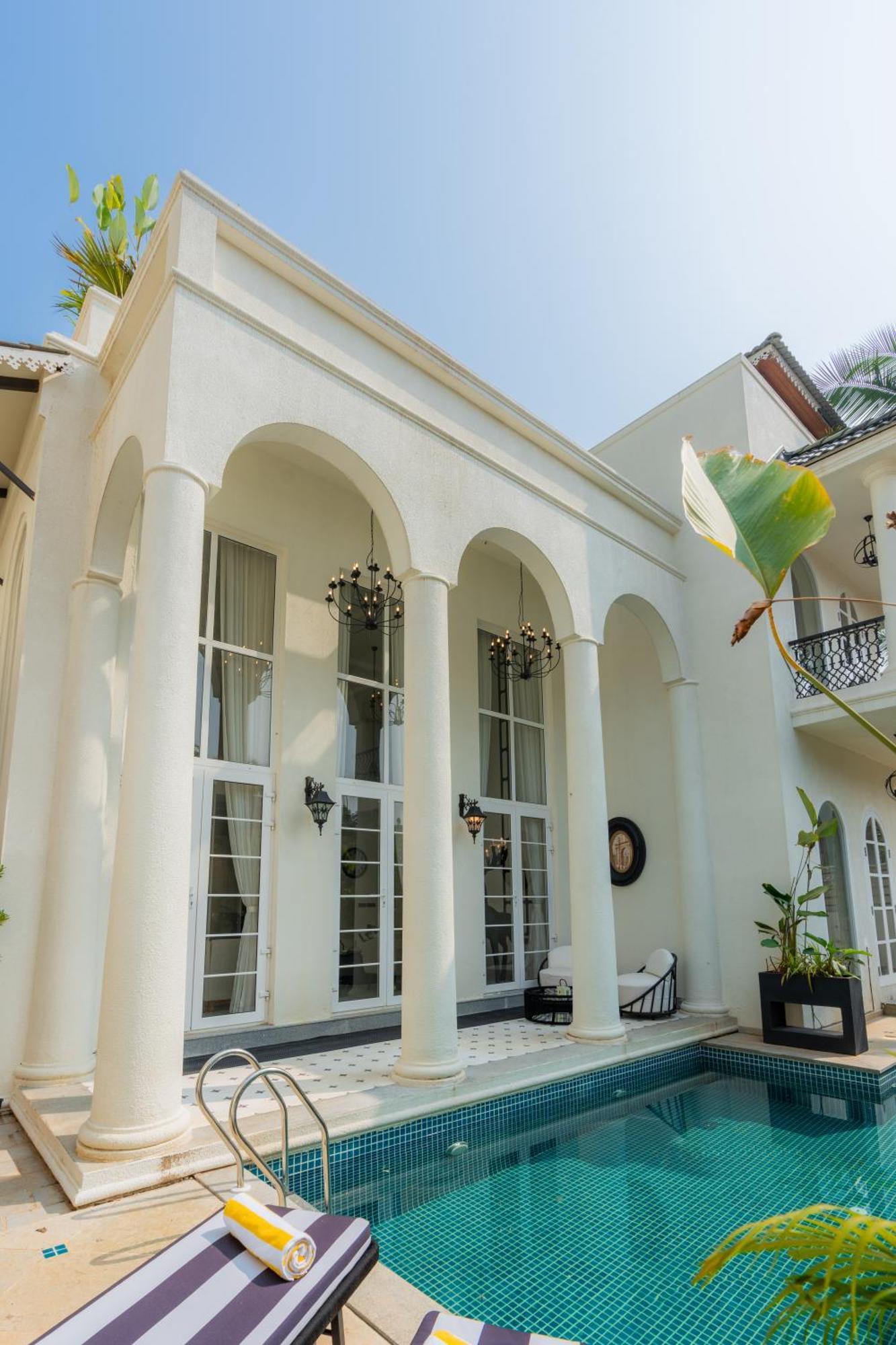 Elivaas 4 Bhk Villa With Pvt Pool & Jacuzzi-Yashgeet Siolim Eksteriør billede