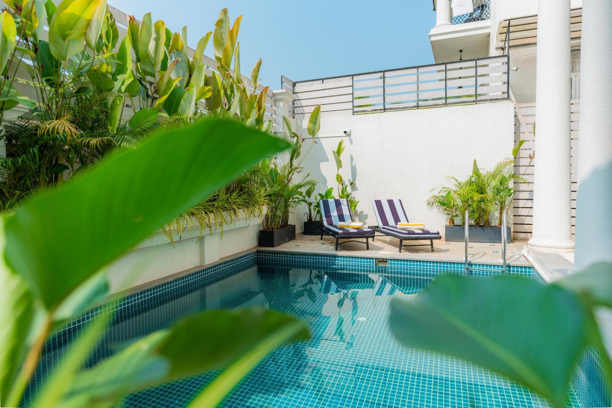 Elivaas 4 Bhk Villa With Pvt Pool & Jacuzzi-Yashgeet Siolim Eksteriør billede